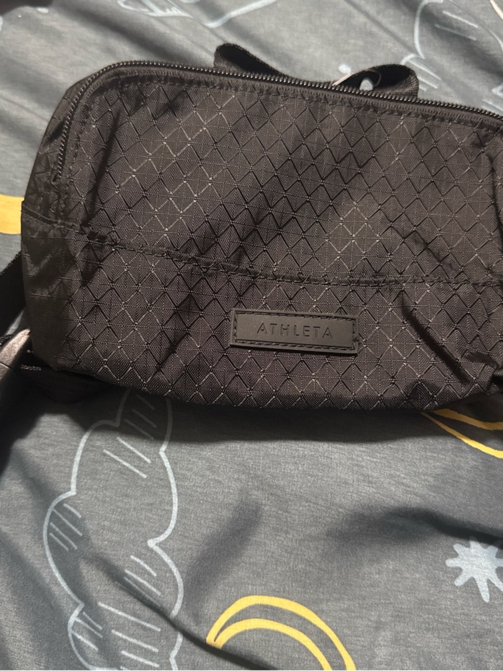 Athleta Quilted Black Waist Pack